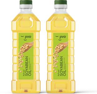 JIVO High in Omega-3 & PUFA | Ideal for Roasting, Frying, & Baking | Refined Cooking Soyabean Oil PET Bottle