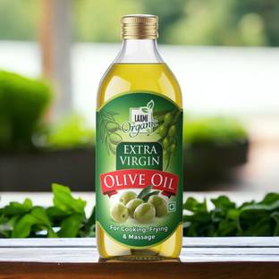LAXMI ORGANIC Extra virgin Olive oil Jaitun ka tail Light edible cooking body hair massage tel