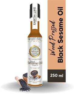 Earth Like Wood Pressed |Cold Pressed |Chekku |Kachi Ghani Black Sesame Oil PET Bottle