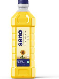 Sano Cold Pressed Sunflower Oil- Pure, Nutrient-Rich Cooking Oil Sunflower Oil Plastic Bottle