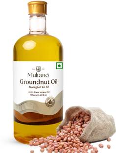 Multano Pro Cold Pressed Groundnut oil 1000ml Groundnut Oil PET Bottle
