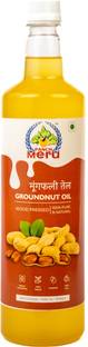 PANCH Meru Wood Pressed / Cold Pressed / Kachi Ghani Unrefined Groundnut Oil PET Bottle