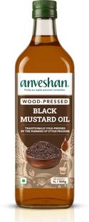 Anveshan Wood Pressed |PET Bottle |Kacchi Ghani Mustard Oil PET Bottle