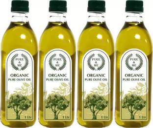 pure and me Organic Pure Olive Oil (Imported Oil from Spain) Olive Oil Plastic Bottle