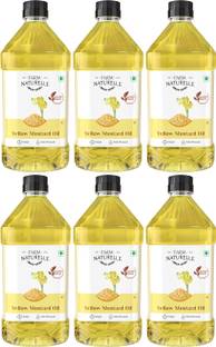 Farm Naturelle Cold Pressed Virgin Kachi Ghani Virgin Yellow Mustard Oil Mustard Oil PET Bottle