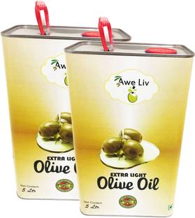 AWELIV EXTRA LIGHT (( Pack Of 2 )) Olive Oil Tin