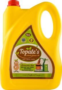 Topale's Wood Pressed Virgin Groundnut Mungphali cooking 100% Pure Kachi Ghani Vegetable Oil Can