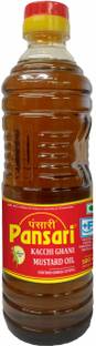 Pansari Kacchi Ghani Mustard Oil Plastic Bottle