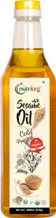 Nutriorg White Sesame Oil 1000 ml. Sesame Oil Plastic Bottle