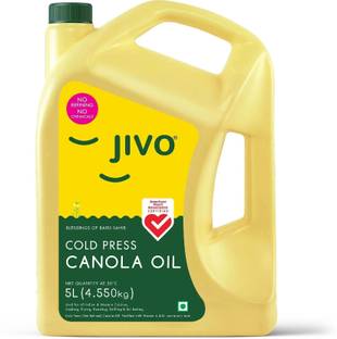 JIVO Cold Pressed Canola Oil Can