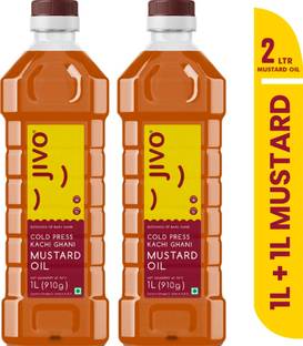 JIVO Cold Pressed Pure Mustard Oil Plastic Bottle