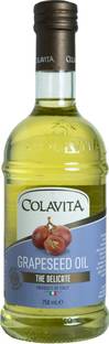 Colavita 100% Natural Grapeseed Cold Pressed Extract Oil Glass Bottle