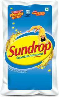 Sundrop Superlite Advanced Sunflower Oil Pouch