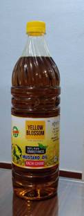 YELLOW BLOSSOM Kachi Ghani Mustard oil Mustard Oil Plastic Bottle