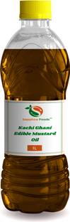 Sapphire Foods Cold Pressed Kachi Ghani Edible Sarso Ka Tel / Mustard Oil Plastic Bottle