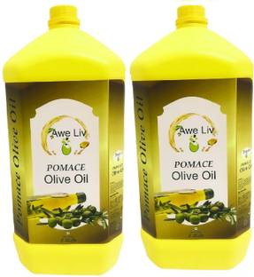 AWELIV POMACE (( Pack Of 2 )) Olive Oil Tin
