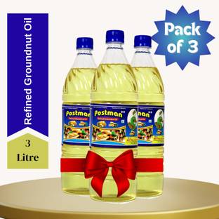 Postman Refined Groundnut Oil Groundnut Oil Plastic Bottle
