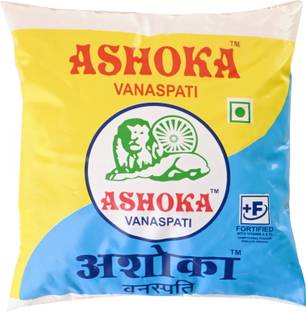 ASHOKA Vanaspati Ghee -500 ml Pouch Fresh for Cooking/Frying/Baking Purpose, Blended Oil Pouch