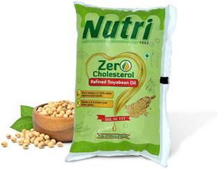 nutri 1992 Zero Cholestrol Soyabean Oil Pouch