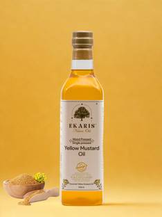EKARIS Wood Press / Cold Press Yellow Mustard Oil PET Bottle
