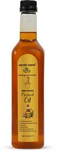 ANTAJI FARMS Wood Pressed Chemical Free Rich In Omega-3 & Omega-6 Fatty Acid Mustard Oil Mustard Oil Plastic Bottle