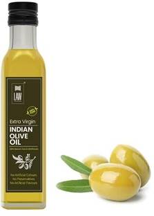 looms & weaves Cold Pressed Indian Olive Oil Glass Bottle