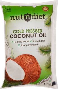 nutndiet cold pressed coconut oil 1 L Coconut Oil Pouch