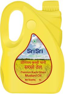 Sri Sri Tattva Premium Kachi Ghani Mustard Oil Can
