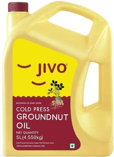 JIVO Cold press Cooking Groundnut Oil Can
