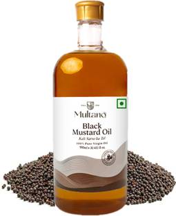 Multano Pro Cold Pressed Black Mustard OIl Kaali Sarnso Ka Tel 1000 ml Mustard Oil PET Bottle