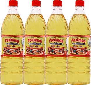 Postman Cold Pressed Filtered Groundnut Oil Plastic Bottle