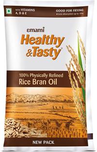 EMAMI Healthy & Tasty Ultra Lite Refined Rice Bran Oil Pouch