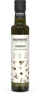 HESTHETIC Organic Cold Pressed Coconut Oil Glass Bottle