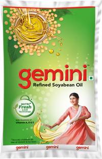 Gemini Refined Soyabean Oil Pouch