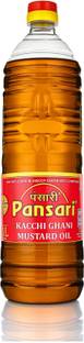 Pansari Kacchi Ghani Mustard Oil Plastic Bottle