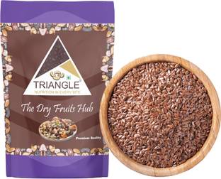 triangle Flax Seeds For Weight Loss and Hair Growth Brown Flax Seeds