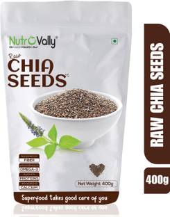 NutroVally Raw Chia Seeds for weight loss with Omega 3 and Fiber, Calcium Rich Seeds Chia Seeds