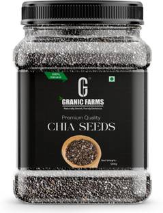 GRANIC FARMS Raw Chia Seeds for weight Loss with Omega 3, Calcium and Fiber Rich | Chia Seeds