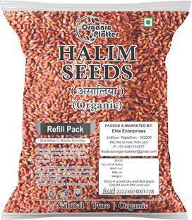 Organic Platter Halim Seeds|Asalia|Haleem Aliv Seeds for Eating|Hair Growth|Garden Cress Seeds-R Garden Cress Seeds