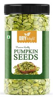 DRY DELIGHT Organic Raw Pumpkin Seed | Rich In Fibre | Jumbo Size AAA Grade | Pumpkin Seeds