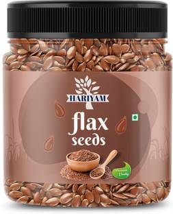 HARIYAM Premium Flax Seeds [250G] [JAR] Brown Flax Seeds