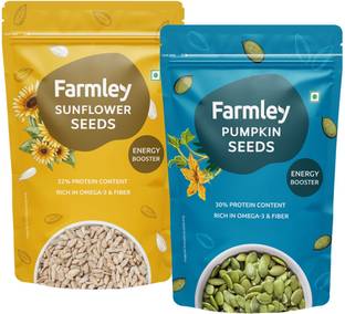 Farmley Combo Pack of Sunflower Seeds, Pumpkin Seeds