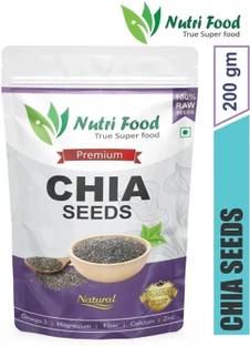 Nutri food Nutri food Raw Chia seeds , High Fibre & Protein , weight loss , Rich in Calcium Chia Seeds