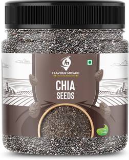 Flavour Mosaic Chia Seeds - Rich in Protein, Omega-3, Fiber & Calcium, 300g Chia Seeds