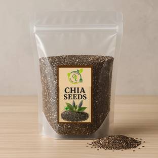 organic nature live Premium Raw Chia Seeds | High Protein, Omega-3 & Fiber| Gluten Free Superfood Black Chia Seeds