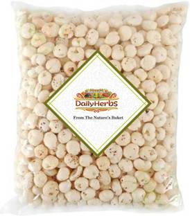 DAILYHERBS Regular Lotus Seed Pop/ Gorgon Nut Puffed Kernels (Phool Makhana) Lotus Seeds(Makhana)