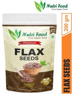 Nutri food Flax seed 200gm Brown Flax Seeds