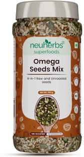 Neuherbs Neuherbs Omega-3 Fiber 4-in-1 raw & Unroasted seeds mix For Weight Loss Mixed Seeds