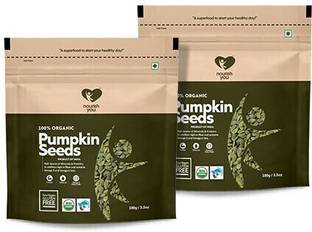 Nourish You Organic Pumpkin Seeds | High in Protein, Minerals and Omega 3 | 100g Each Pumpkin Seeds