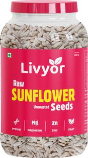LIVYOR Sunflower Seeds for Eating | High in Protein and Fibers Sunflower Seeds